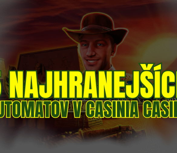5 najhranejších automatov v Casinia Casine za august 2025