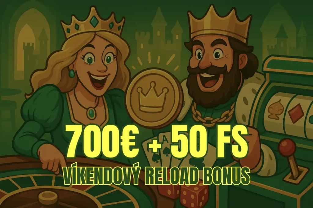 víkendový reload bonus v Casinia Casino