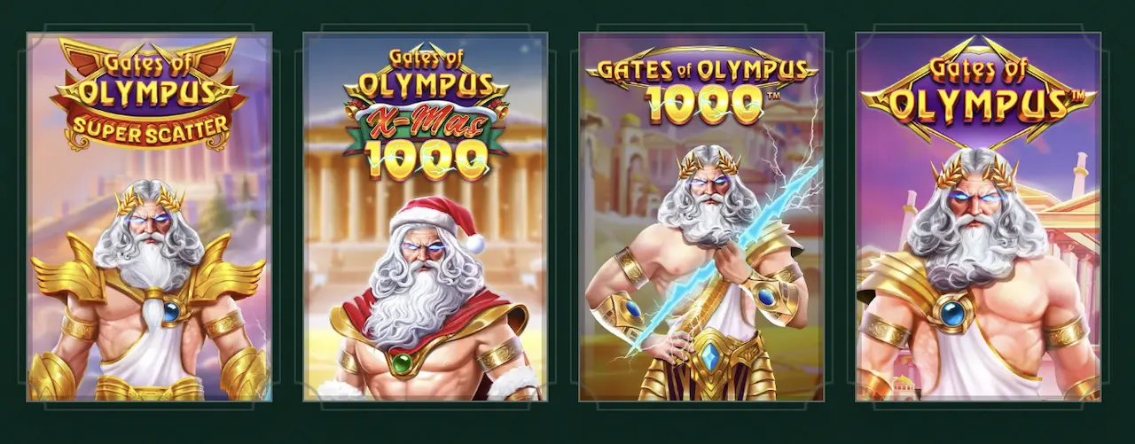 verzie hry Gates of Olympus