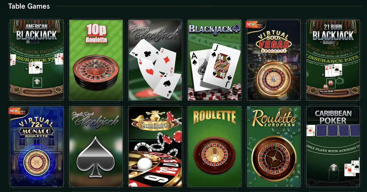 stolové casinia casino hry