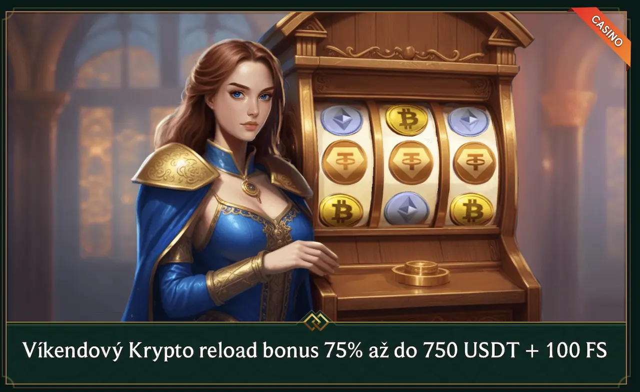 víkendový krypto reload bonus