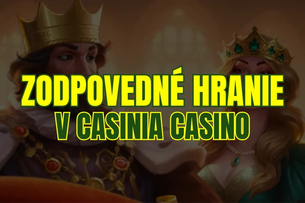 logo pre zodpovedné hranie v casinia casine