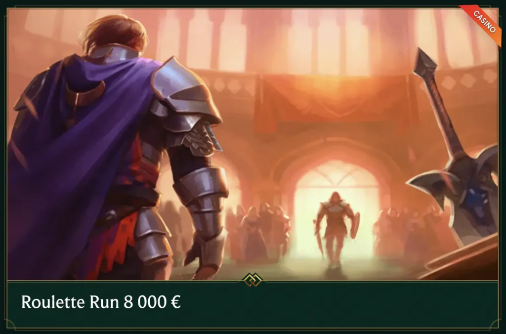 Roulette run v Casinia Casino